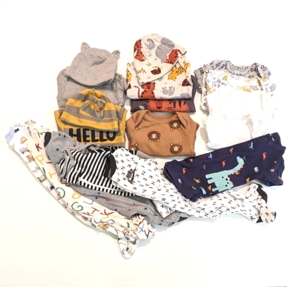 Infant Boys 30+ PC 0-3M/3M Bundle - Picture 2 of 5